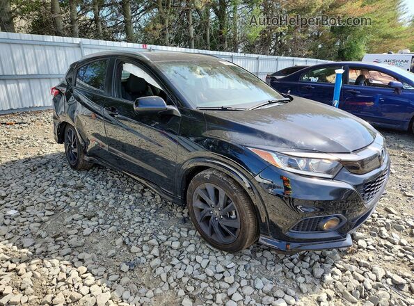 3CZRU5H1XMM707013 2021 HONDA HR-V Black Передня права чверть