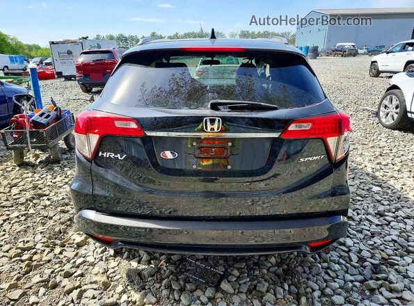 3CZRU5H1XMM707013 2021 HONDA HR-V Black Вид ззаду