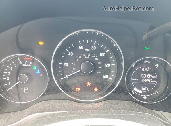 3CZRU5H30HM714026 2017 HONDA HR-V Gray Widok zestawu wskaźników