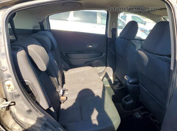 3CZRU5H30LM705934 2020 HONDA HR-V Black Widok wnętrza z tyłu