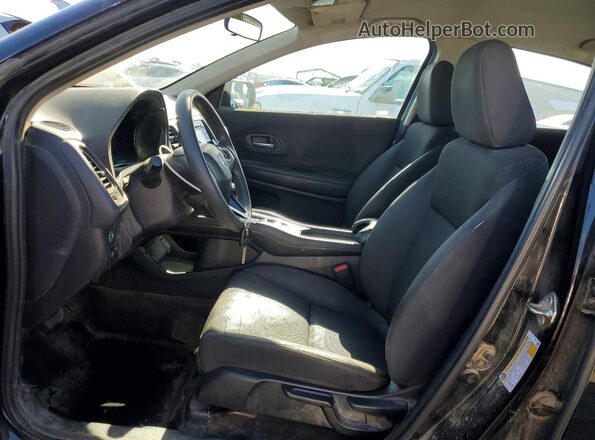 3CZRU5H30LM705934 2020 HONDA HR-V Black Widok wnętrza z przodu