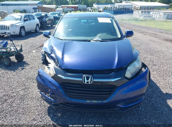 3CZRU5H32HM705523 2017 HONDA HR-V Blue Front view