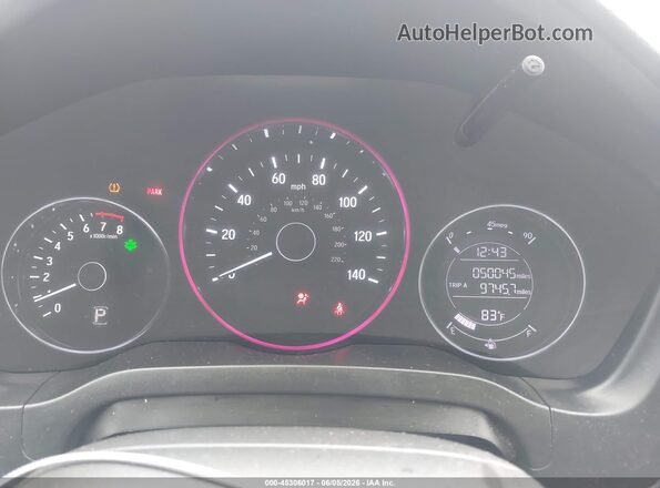3CZRU5H32KG710565 2019 HONDA HR-V Black Вид задніх сидінь