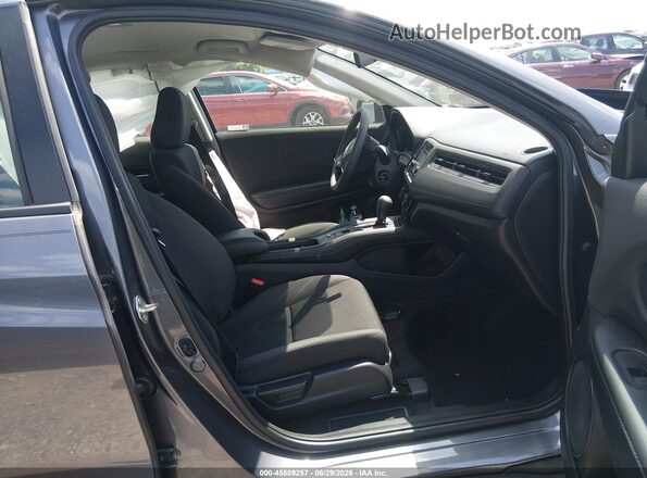 3CZRU5H32KM731062 2019 HONDA HR-V Gray Widok wnętrza z przodu