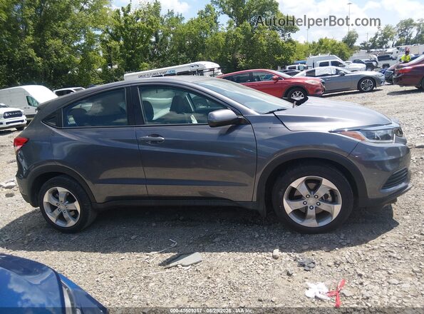 3CZRU5H32KM731062 2019 HONDA HR-V Gray Widok wnętrza z tyłu