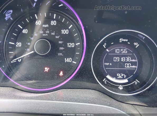 3CZRU5H33KG706511 2019 HONDA HR-V Черный Вид задних сидений