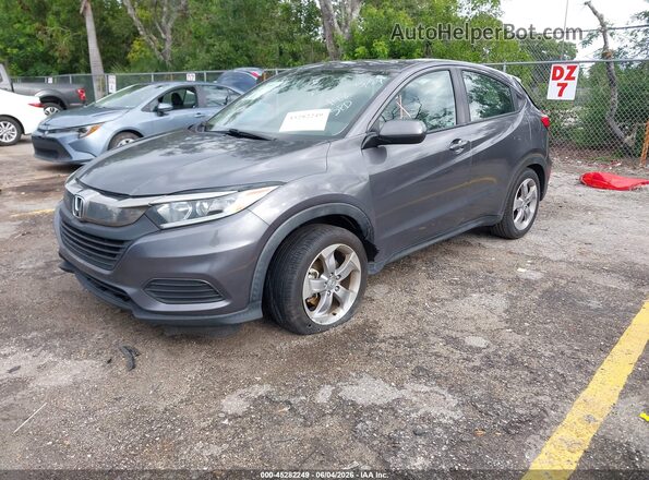 3CZRU5H33NM704182 2022 HONDA HR-V Gray Առջևի ձախ երեք քառորդ տեսարան