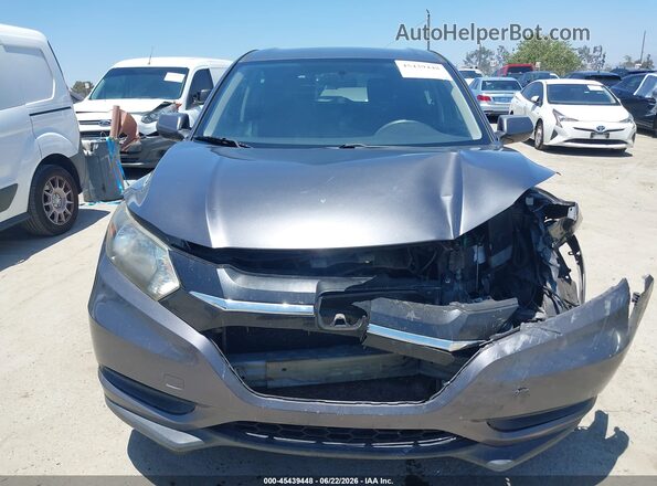 3CZRU5H34HM722419 2017 HONDA HR-V Gray Առջևի վահանակի տեսք