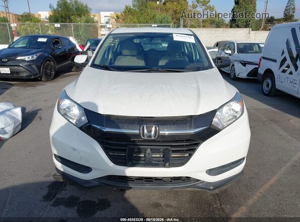 3CZRU5H34JM712690 2018 HONDA HR-V White Вид щитка приладів