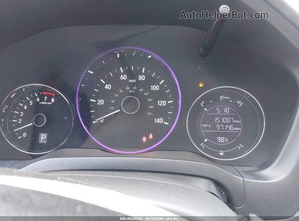 3CZRU5H34KG711006 2019 HONDA HR-V Black Вид задніх сидінь