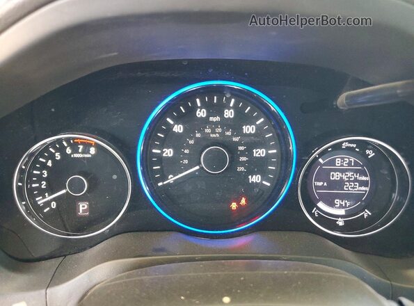 3CZRU5H34NM709682 2022 HONDA HR-V Gray Vista del cuadro de instrumentos