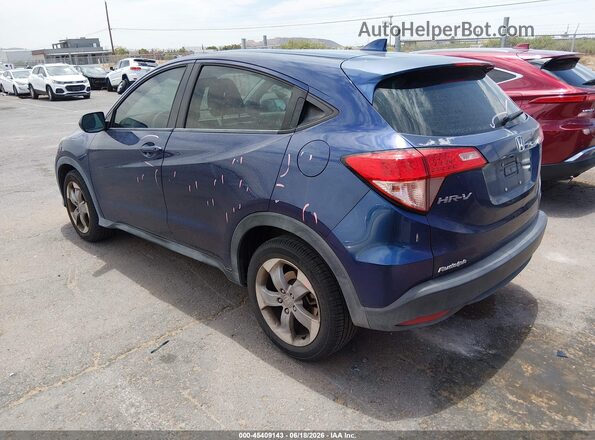 3CZRU5H35HM713258 2017 HONDA HR-V Blue Задня ліва чверть