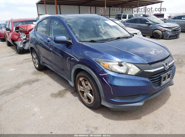 3CZRU5H35HM713258 2017 HONDA HR-V Blue Вид задньої частини салону