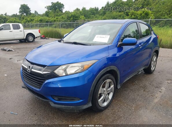 3CZRU5H35JM706297 2018 HONDA HR-V Blue Front left