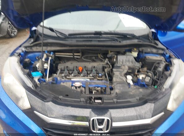 3CZRU5H35JM706297 2018 HONDA HR-V Blue Rear view