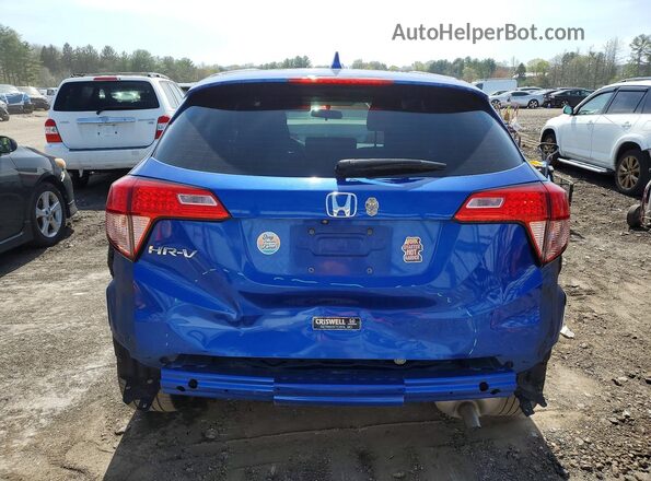 3CZRU5H35JM718336 2018 HONDA HR-V Blue Widok z tyłu