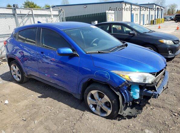 3CZRU5H35JM718336 2018 HONDA HR-V Blue Przód prawy
