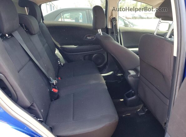 3CZRU5H35JM718336 2018 HONDA HR-V Blue Widok tylnych siedzeń