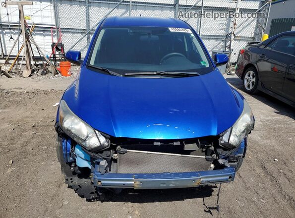 3CZRU5H35JM718336 2018 HONDA HR-V Blue Widok z przodu