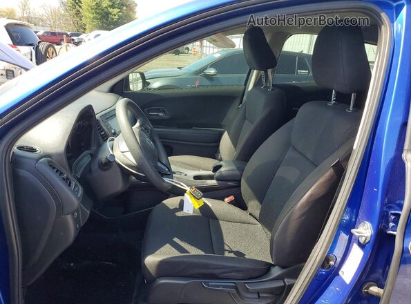 3CZRU5H35JM718336 2018 HONDA HR-V Blue Widok wnętrza z przodu