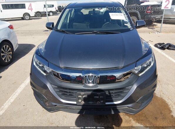 3CZRU5H35MM724609 2021 HONDA HR-V Gray Widok wnętrza z tyłu