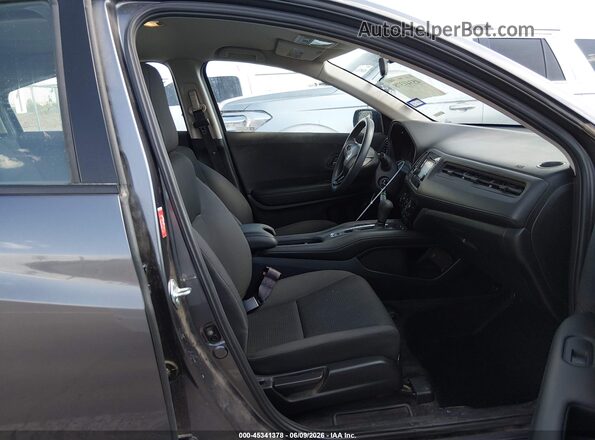 3CZRU5H35MM724609 2021 HONDA HR-V Gray Widok wnętrza z przodu