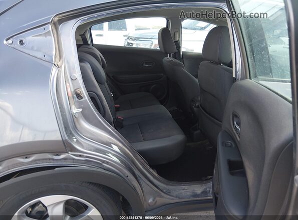 3CZRU5H35MM724609 2021 HONDA HR-V Gray Widok naklejki z numerem VIN