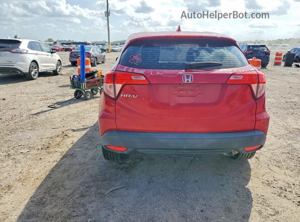 3CZRU5H36HM706478 2017 HONDA HR-V Red Вид ззаду
