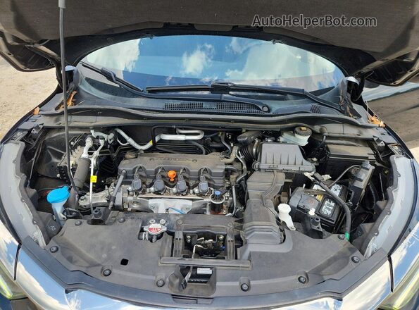 3CZRU5H36KG708995 2019 HONDA HR-V Black Vista del compartimento del motor