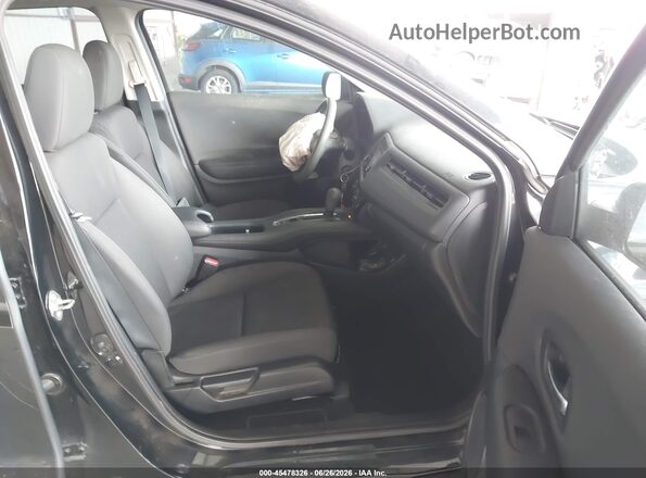 3CZRU5H37KG702509 2019 HONDA HR-V Black Widok wnętrza z przodu