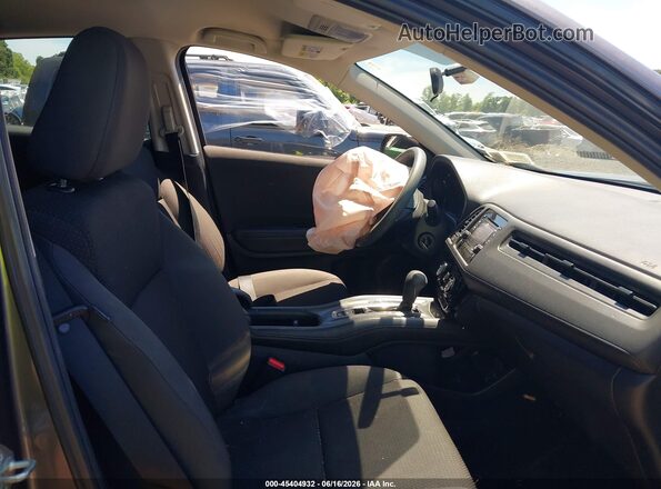 3CZRU5H37MM725499 2021 HONDA HR-V Gray Widok wnętrza z przodu