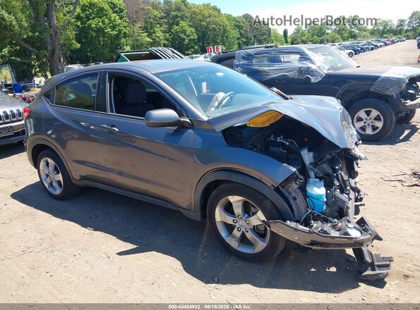 3CZRU5H37MM725499 2021 HONDA HR-V Gray Widok wnętrza z tyłu