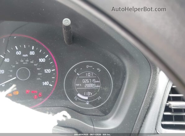 3CZRU5H38MM709814 2021 HONDA HR-V Gray Widok tylnych siedzeń