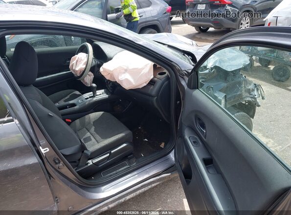 3CZRU5H38MM709814 2021 HONDA HR-V Gray Widok wnętrza z przodu