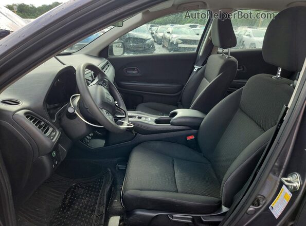 3CZRU5H39HG705016 2017 HONDA HR-V Gray Front interior view