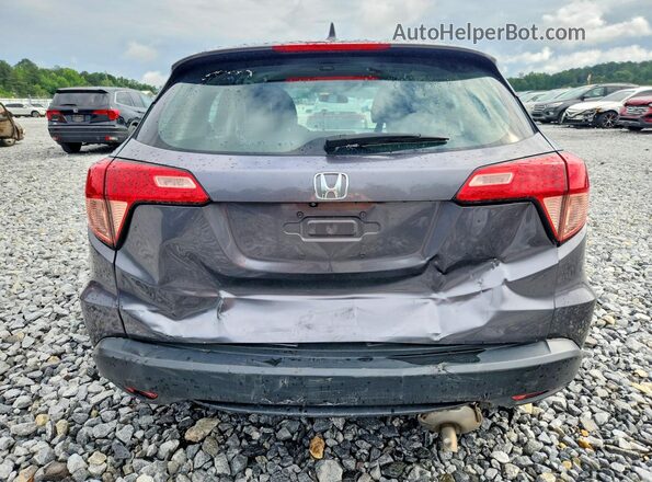 3CZRU5H39HG705016 2017 HONDA HR-V Gray Rear view