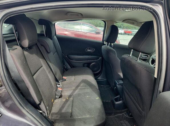3CZRU5H39HG705016 2017 HONDA HR-V Gray Rear seats view