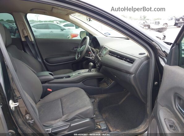 3CZRU5H39MM704248 2021 HONDA HR-V Black Front interior view