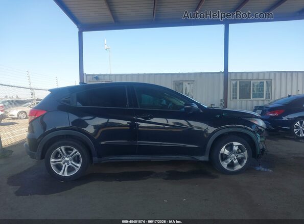 3CZRU5H50GM747950 2016 HONDA HR-V Black Widok wnętrza z tyłu
