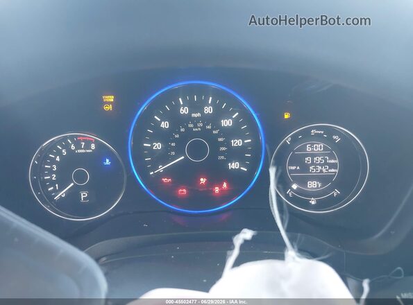 3CZRU5H50HM723455 2017 HONDA HR-V Серый Вид задних сидений