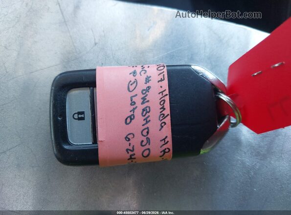 3CZRU5H50HM723455 2017 HONDA HR-V Серый Вид панели приборов
