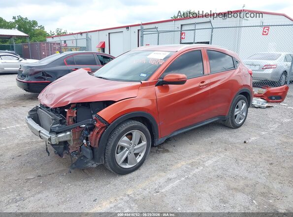 3CZRU5H50LM709287 2020 HONDA HR-V Orange Առջևի ձախ երեք քառորդ տեսարան