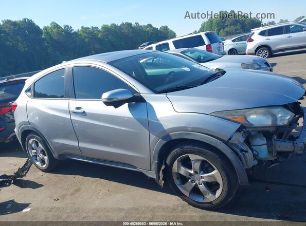 3CZRU5H52HM701473 2017 HONDA HR-V Gray Widok wnętrza z tyłu