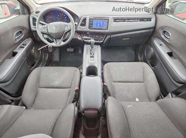 3CZRU5H52HM707161 2017 HONDA HR-V Red Widok deski rozdzielczej