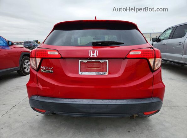 3CZRU5H52HM707161 2017 HONDA HR-V Red Widok z tyłu