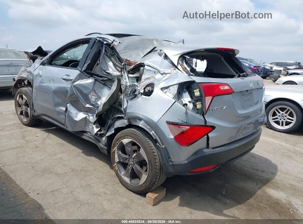 3CZRU5H52JG705222 2018 HONDA HR-V Gray Trasero izquierdo