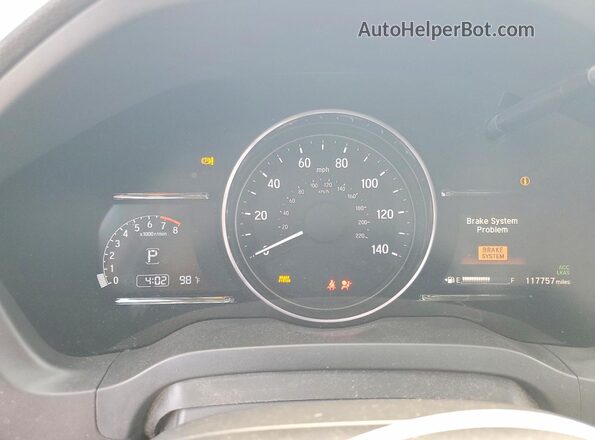 3CZRU5H52LM709503 2020 HONDA HR-V Orange Widok zestawu wskaźników