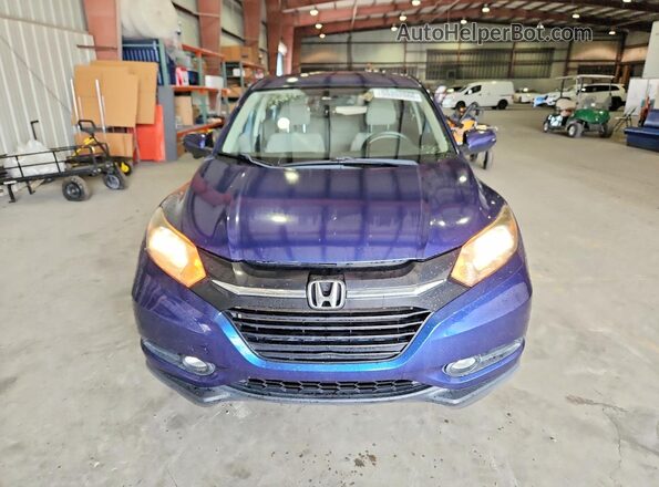 3CZRU5H54GM744968 2016 HONDA HR-V Blue Widok z przodu