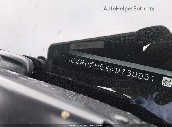 3CZRU5H54KM730951 2019 HONDA HR-V Silver Widok komory silnika