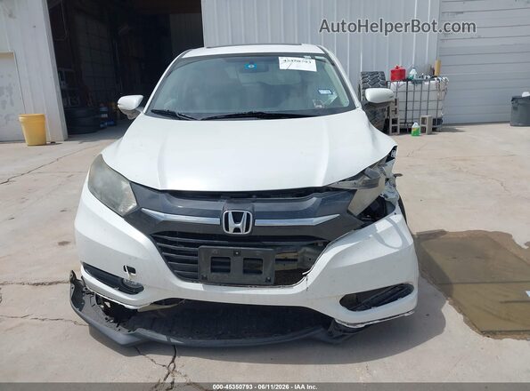 3CZRU5H55HM702343 2017 HONDA HR-V White Вид щитка приладів